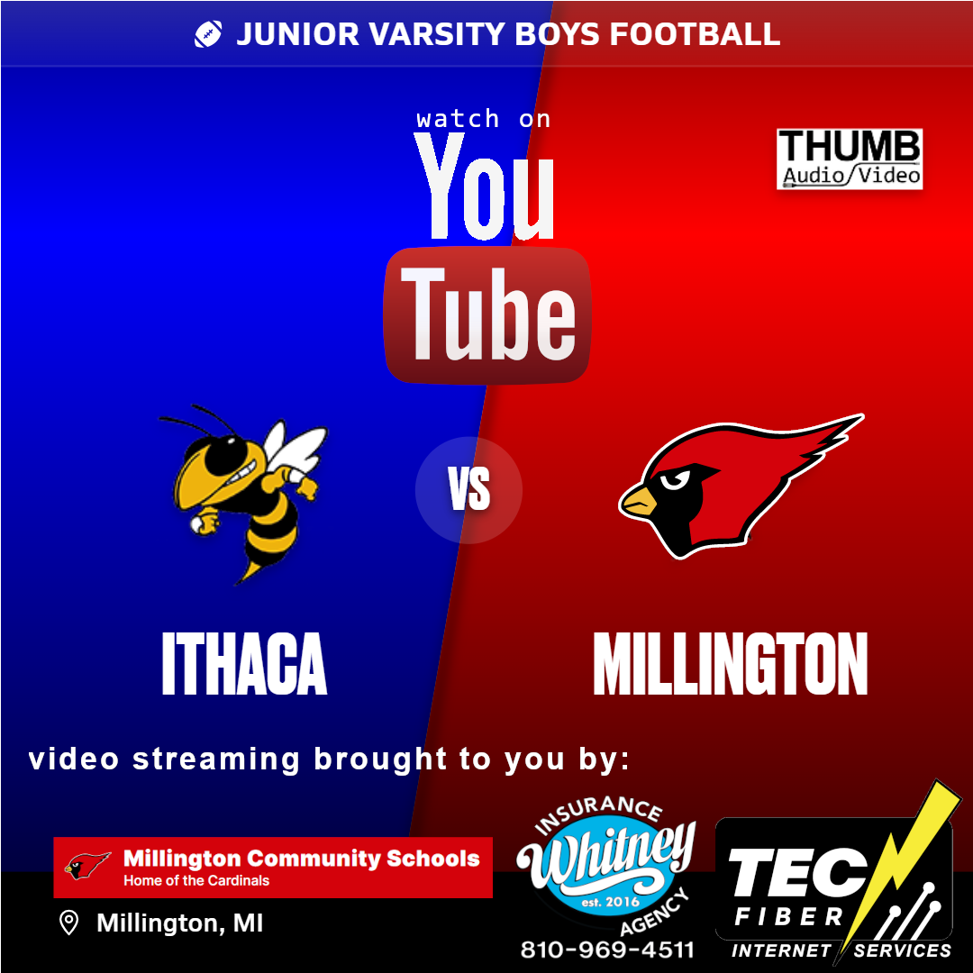 JV Football Ithaca at Millington YouTube logo